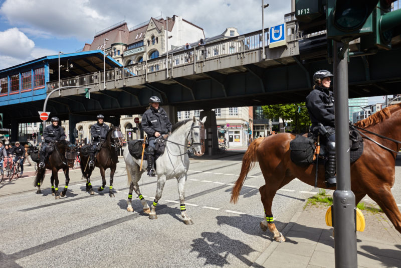 Hamburger Reiterstaffel der Polizei